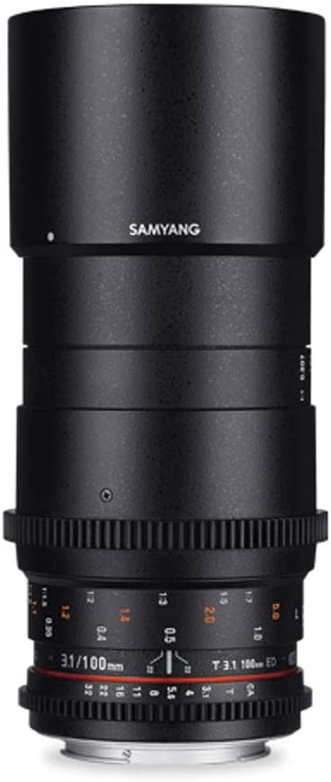 Samyang Lens for Nikon T3.1 100 mm Black