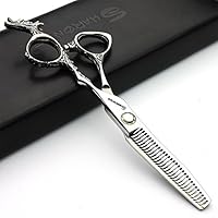 Professionelles Friseurscheren-Set – 2 Scheren (Schneide- & Ausdünnungsschere), 440C-Stahl, Mit Tasche