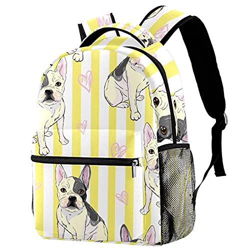 Sac à dos pratique pour l'école et les sorties avec poches latérales Doodle