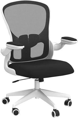 Miniatura 5 de FelixKing Sillas de escritorio de oficina, silla ergonómica de escritorio para PC con ruedas, soporte lumbar ajustable y altura, silla giratoria