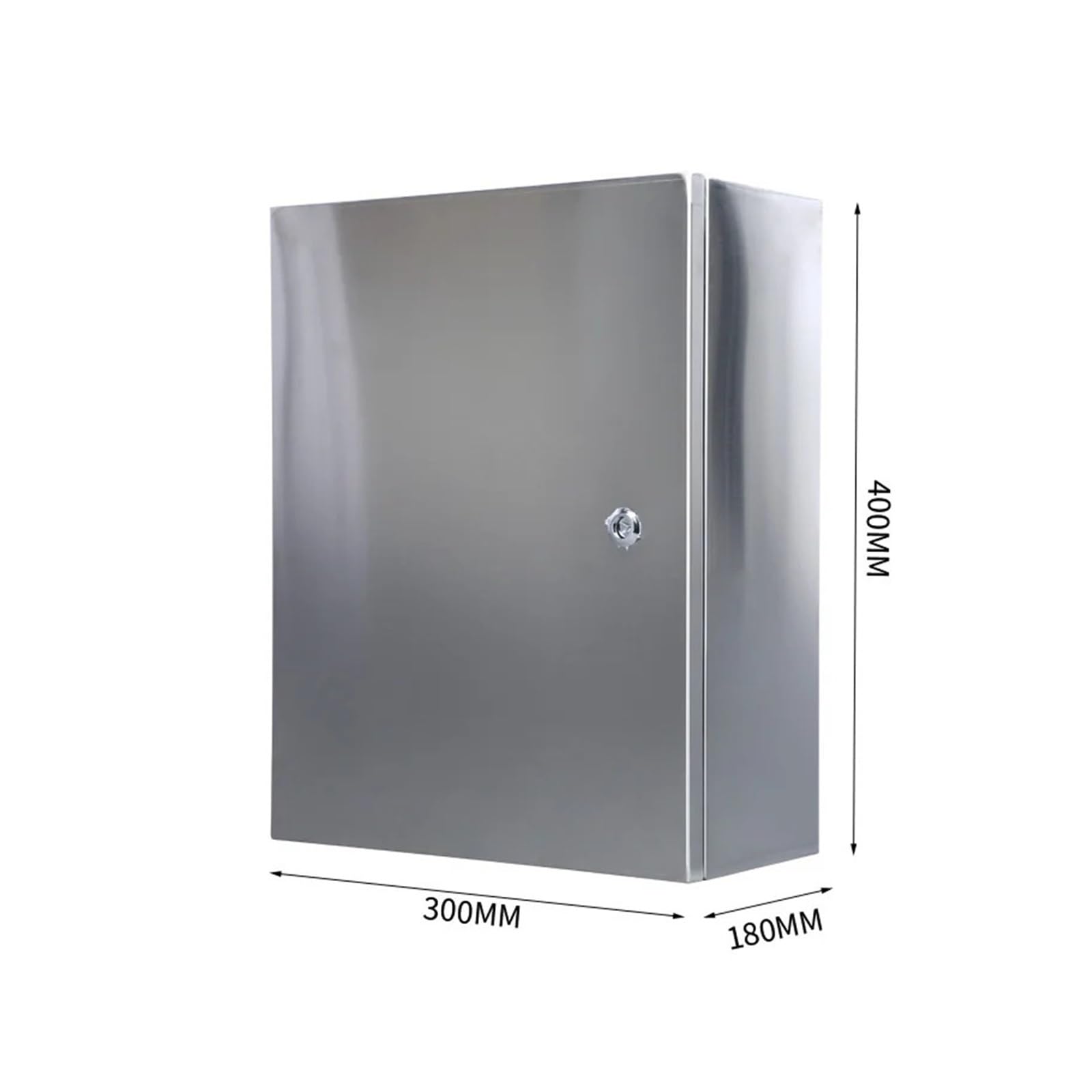 304 wandmontierte Edelstahlgehäuse, wasserdichter elektrischer Verteilerkasten aus Edelstahl, industrielle Schalttafel aus Stahl(GBJ3-500 400 200)