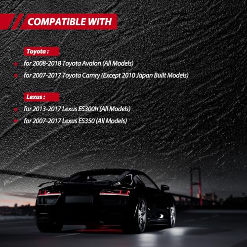 Image of Brake Pads Fit for Toyota Camry, Lexus ES350, Avalon, ES300h | Front Rear Fit for 2007-2017 Toyota Camry, 2007-2018 Lexus ES350, 2008-2018 Toyota Avalon, 2013-2018 Lexus ES300h