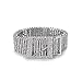 Greetuny 1pcs Cinturones de mujer Rhinestone completo Moda Cadena cintura plata Brillando...