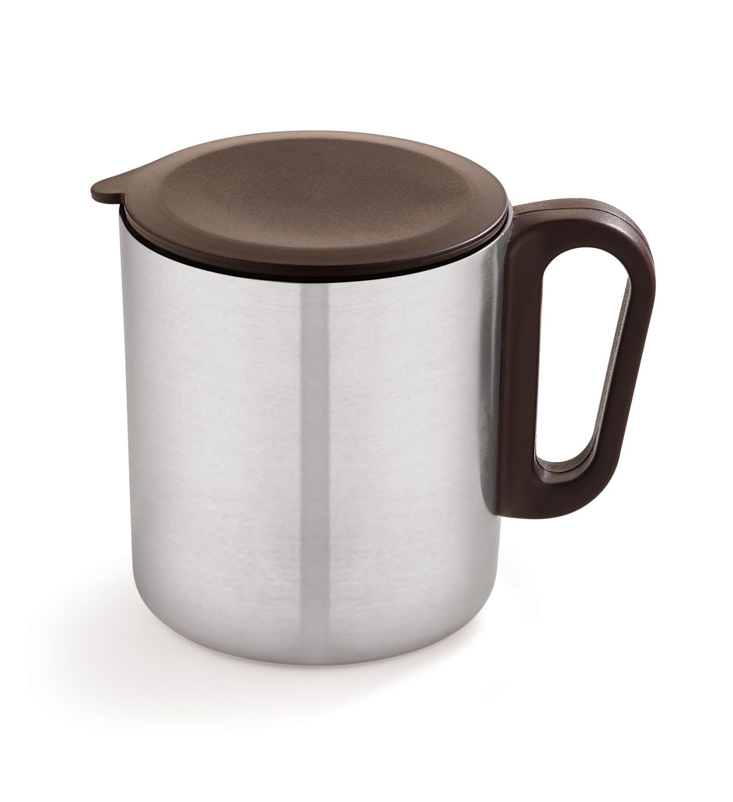 Double Wall Coffee Mug with Leak Proof Lid - Stainless Steel Travel Mug, Vacuum Insulated Mug (300 ML)