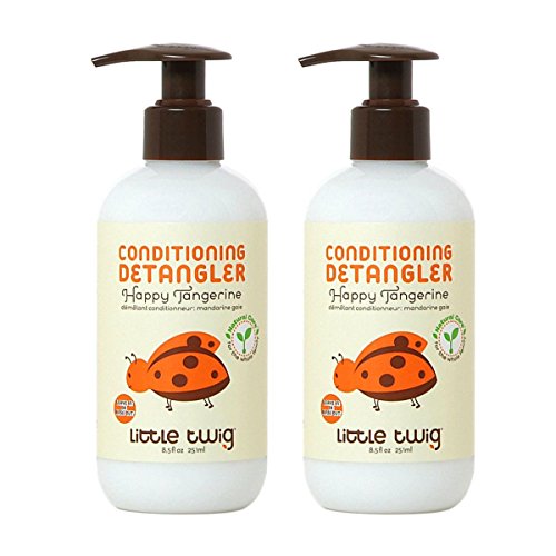 Little Twig Happy Tangerine Conditioner with Blends of Lemon, Tangerine and Rosemary, 8.5 fl. oz. (Pack of 2)