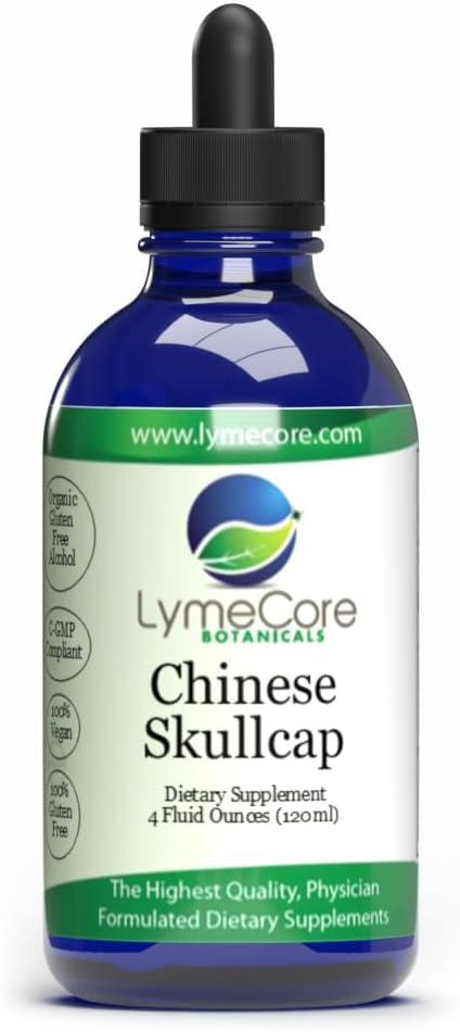 LymeCore Chinese Skullcap Liquid Extract | Baikal Root Supplement for Immune Support & Wellness | 4 fl.oz.