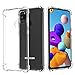Migeec Cover per Samsung Galaxy A21S - ibrido cristallino Custodia Cuscino d'aria Tecnologia paraurti in gel Custodie telefoniche a protezione completa per Samsung Galaxy A21S