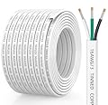 CONEPY 16 Gauge Marine Wire, 16/3 Triplex Marine Grade Cable, IP68 Waterproof/Oxygen-Free Tinned Copper Stranded PVC 16 AWG Wire for Boat, Automotive, RV, Solar, LED Strips (50FT)