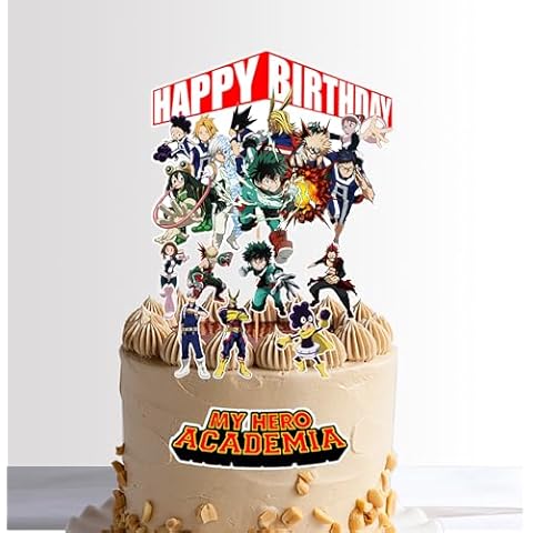 Anime Themed Cake Topper Decoration for Kids Cover