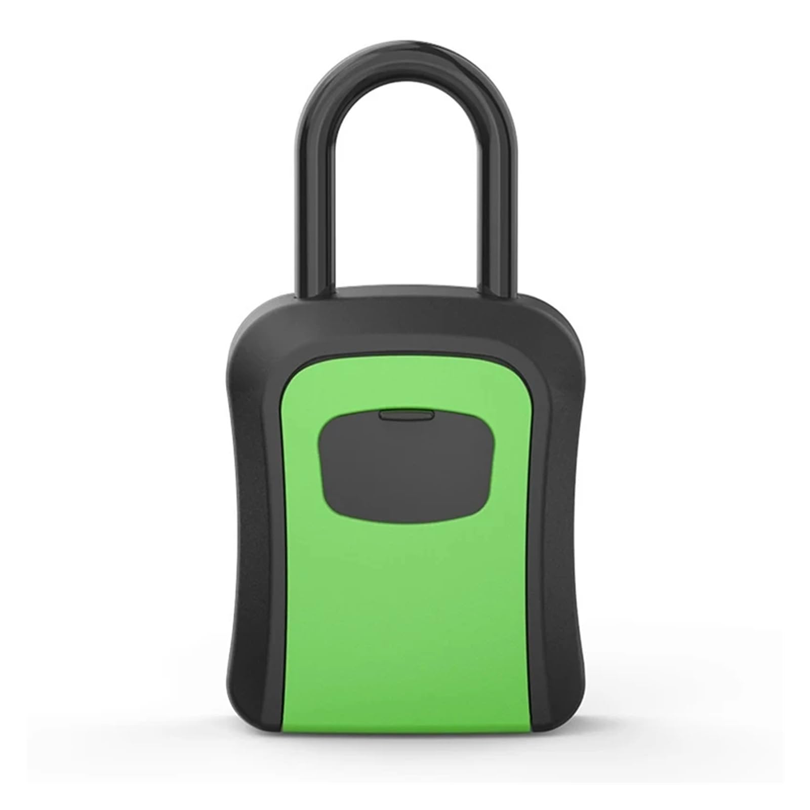 Mini Safe, Plastic Key Lock Box Portable Combination Lockbox Wall-Mounted Storage Resettable Code Safe Security for Home(Groen)