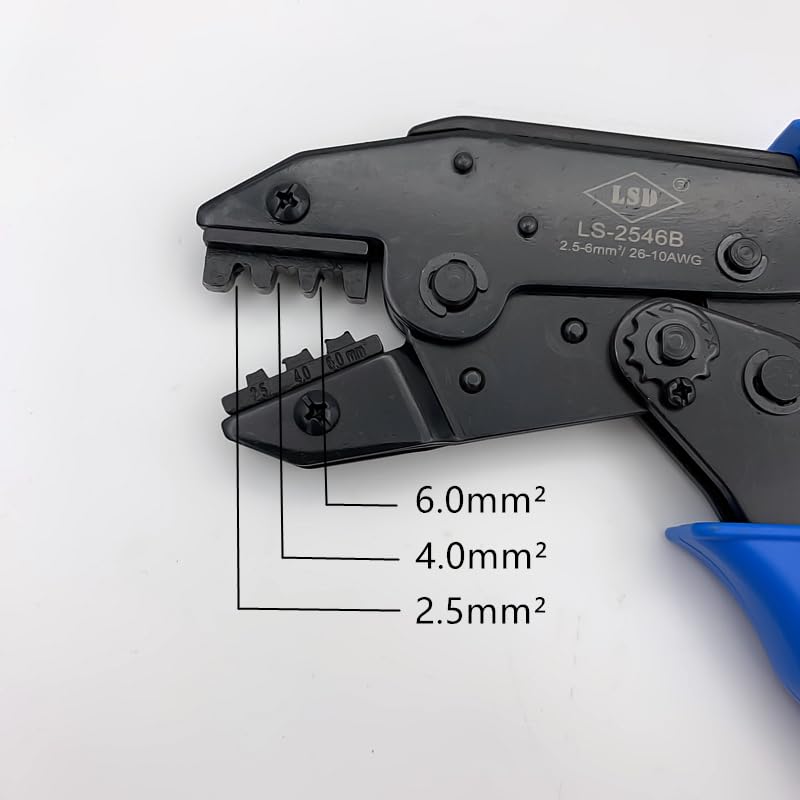 Solarpanel Crimpzange für Solar PV Stecker 2,5 4 6,0 mm² Solarkabel Crimpwerkzeuge DIY Stecker Werkzeug Verbinden Zange LS-2546B