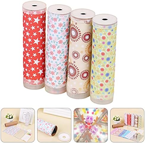Alipis 4pcs Kaleidoscope Kit For Kids Make Your Own Kaleidoscopes DIY Kaleidoscope Kit Kaleidoscope Toys for Kids Children Education ( Random Color )