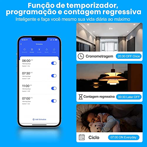 MIUCDA Inteligente Touch Interruptor Com Tomada 4x4 Wi-fi 4 Botões 2 Tomada Interruptor De Parede Pa