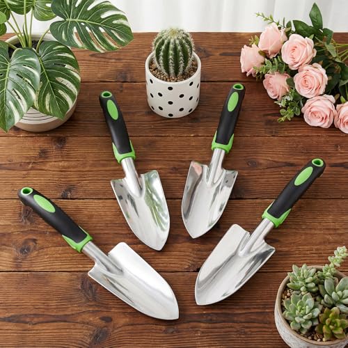 Juego de 10 palas para jardín de aleación de aluminio miniatura 5