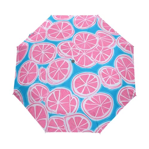 Parapluie bleu citron de voyage automatique GAIREG idéal pour la voiture et le sac