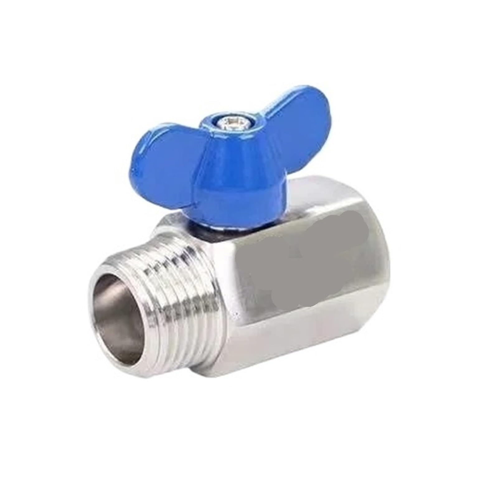 Ruajogynvm Women's One Color 1/8-1In Bsp Male Sus304 Shut Off Ball Valve With Butterfly Handle (1/2 Bsp Male)