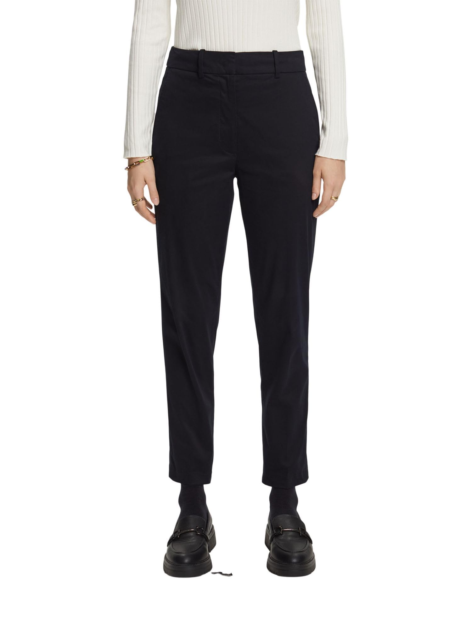 ESPRIT Women's Trousers, 001/Black, 32W x 28L, 32W / 28L