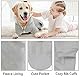 meioro Kapuzenpullis für Hunde Warme Reißverschluss Kapuzen Haustier Kleidung Pullover Hund Katze T-Shirt Niedlichen Haustier Hoodies Bekleidung französische Bulldogge Pug (M, Grau)