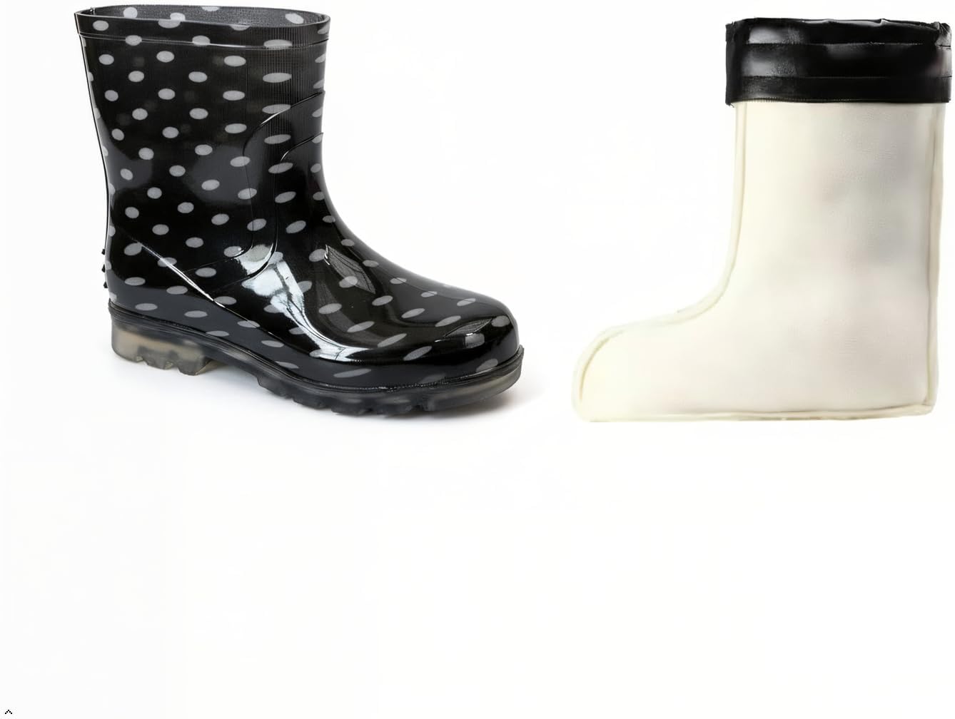 Plus Size Waterproof Rain Boots for Women - Wide Calf Design (Sizes 9-14) | Anti-Slip Sole | All-Weather Comfort