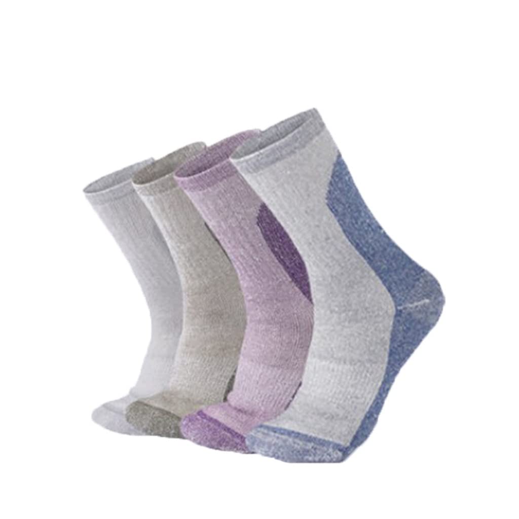 Chaussettes de laine contre le froid aux pieds coussin rembourré pour ski de randonnée unisexe