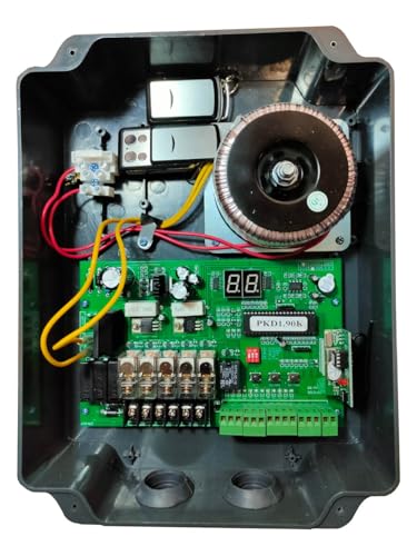 Coffret électronique d'automatisme de portail battant en 12V