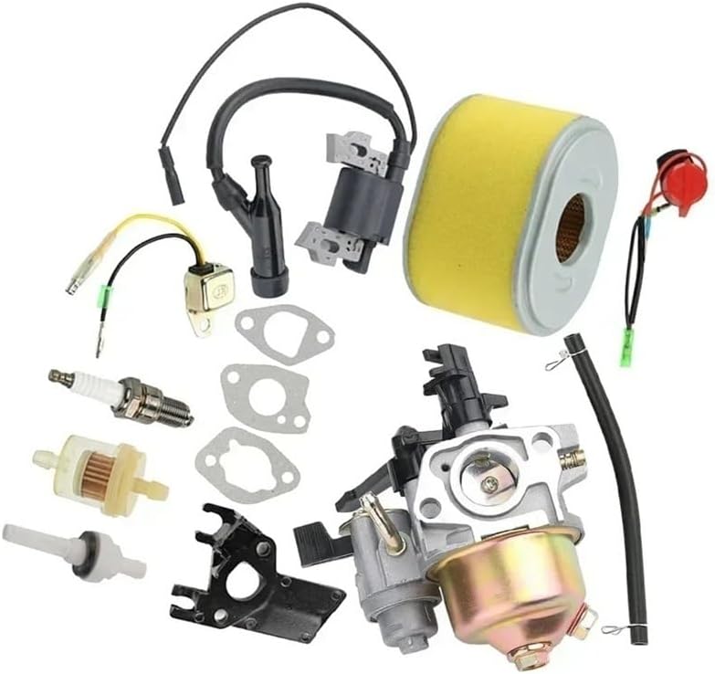Carburetor Air Filter Oil Pipe Switch Spark Plug Gaskets Kit Fit For GX 160 Gx110 Gx120 Gx140 5HP 6.5HP Lawn Mower Carb