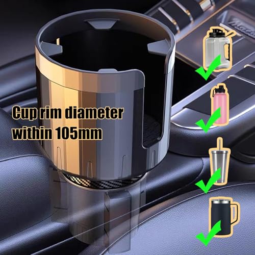 Expansor de Portavasos para Carro con Soporte para Celular miniatura 2
