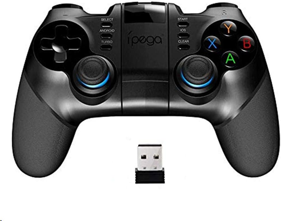 UWYSTON Android Mobile Phone Game Controller for iOS iPhone(Below IOS 13.4) Wireless 2.4g Reciever Gamepad for Android Device (Black)