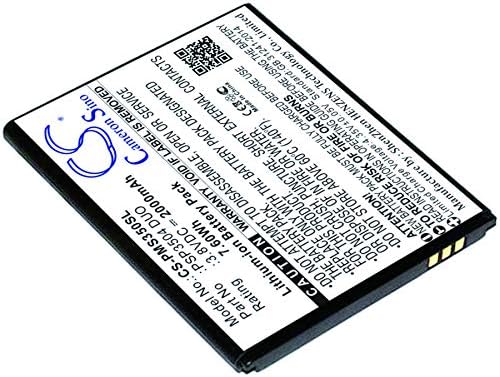 PSP3504 Duo Replacement Battery for Muze C3,Battery (2000mAh/3.8V)