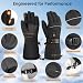 Minthouz Beheizbare Handschuhe für Damen Herren, 7.4V 3000 mAh Beheizbare Handschuhe mit Akku mit 6 Lagiger...