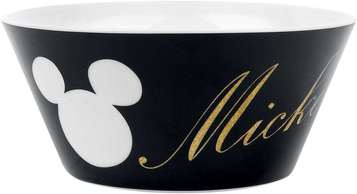 Gedalabels Mickey Cereal Bowl Gold Glitter 400 ml