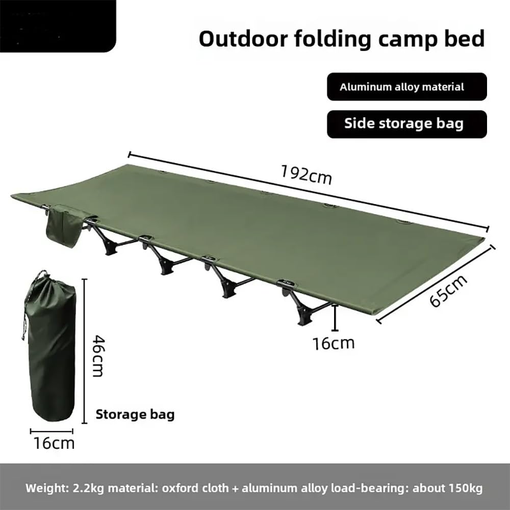NEWFUN Brandina da Campeggio, 190 × 65 × 16 CM, Portata fino a 150 KG, Adatto per Viaggi all'aperto, Campeggio, Escursionismo, Alpinismo e Facili Escursioni con Zaino