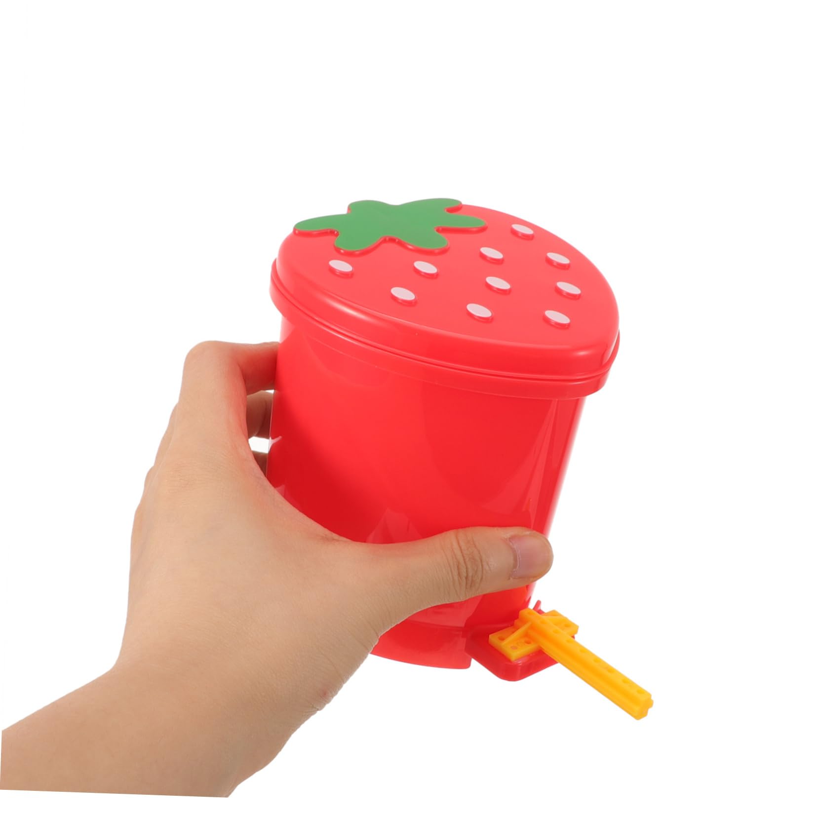 Pattumiera A Forma Di Fragola Con Coperchio - Cestino Kawaii Per Camera Bambina, Decorativo E Pratico