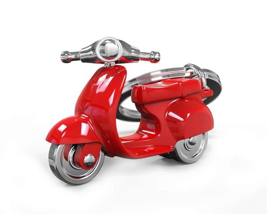 Amazon.co.jp: メタル キーリング キーホルダー スクーター