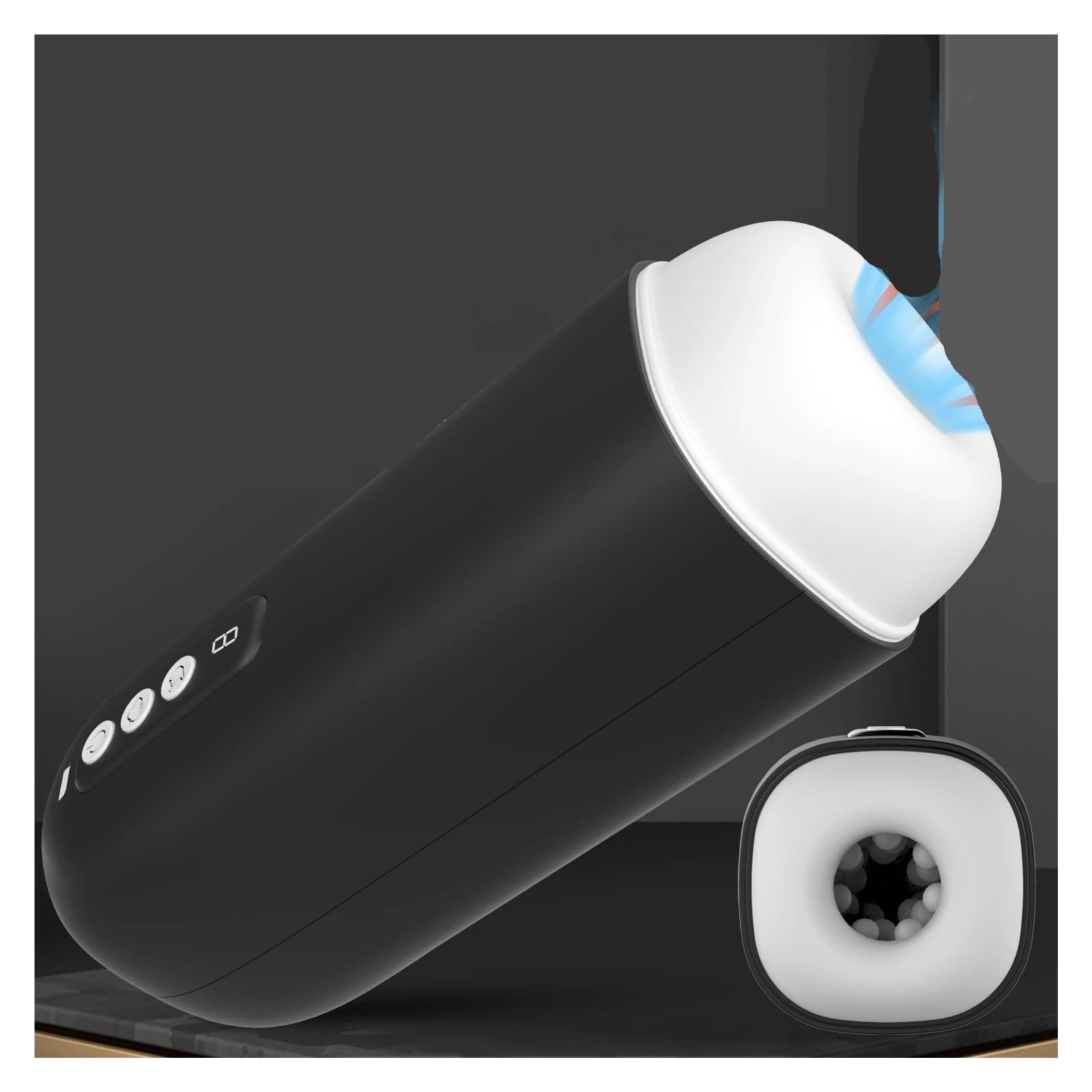 Dispositivo de masaje masculino succión automática con pantalla 8 frecuencias