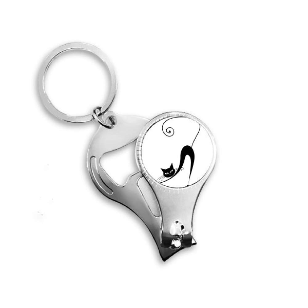Pince à ongles chat noir extensible pour vos soirées de préparation Halloween