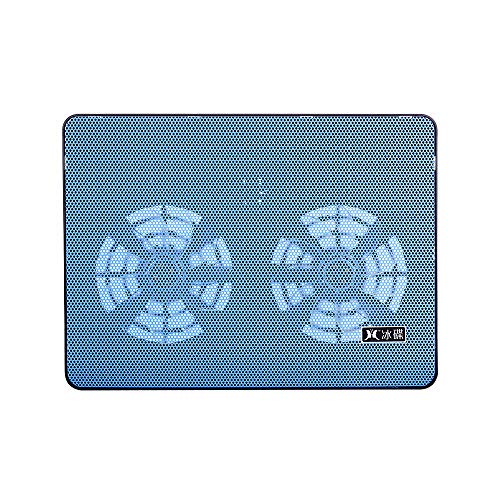 Refrigerador para lap de alto desempenho Notebook Cooling Pad Coolers duplos Cooler com duas portas