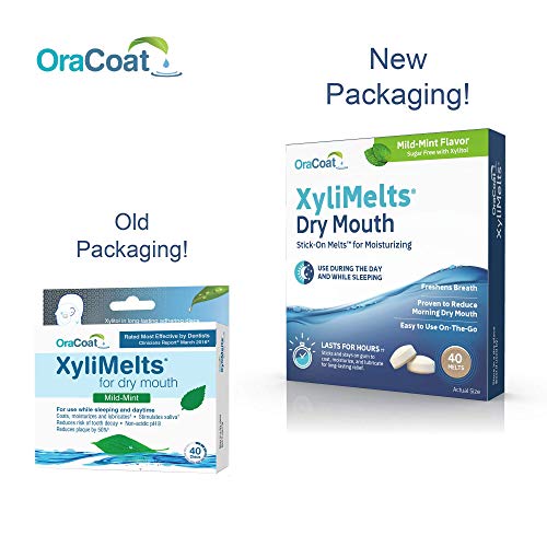 Oracoat Xylimelts Oral Adhering Discs, Mild Mint, 40 Count, Pack Of 2 #TOP5