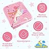 Glow in The Dark Unicorn Blanket for Girls – Soft Pink Fleece Throw. Great Christmas, Birthday, Baby, Toddler Unicorn Gifts for Girls, Fairy, Butterfly, Stars. Bright Long-Last Glow #4