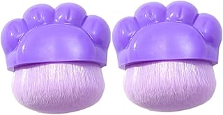 OSALADI Cat Claw Foundation Brush 2pcs Portab...