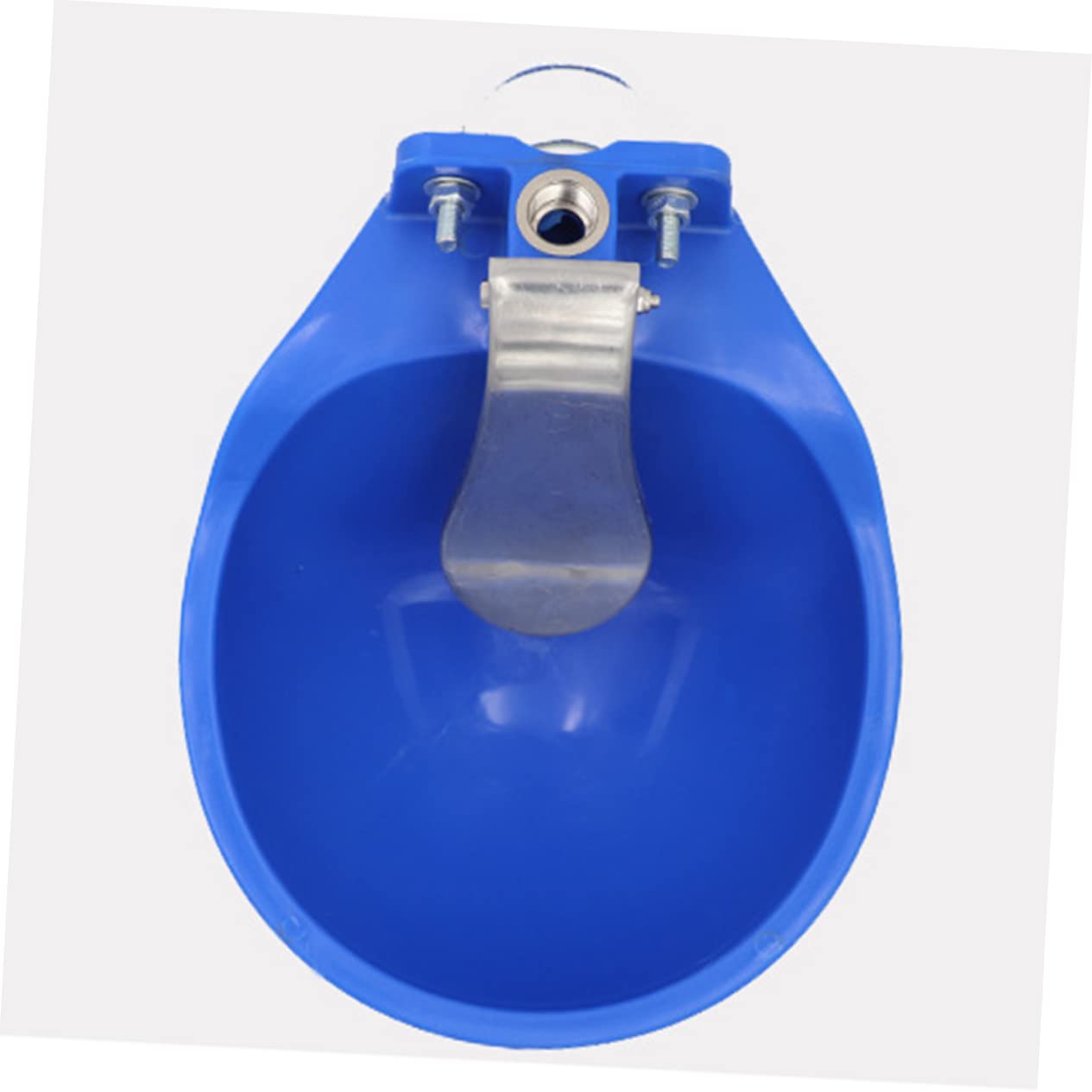 Abbeveratoio per Cavalli e Mucche in Plastica Blu, Grande | Uso in Fattoria, Facile da Lavare, Livello Dell'acqua Stabile, Alimentazione Automatica Dell'acqua