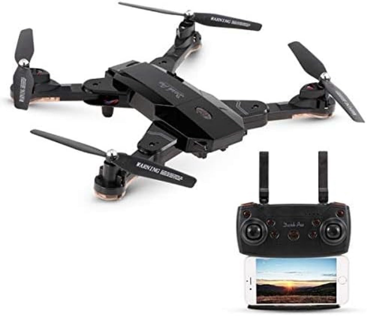 FM-elecrics RC Quadrocopter, Drone X Pro HD WiFi FPV-Kamera und Positionskamera