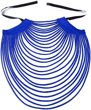 BAZINRICHE Women's Handmade Necklaces Ankara Kente Necklace Long ...