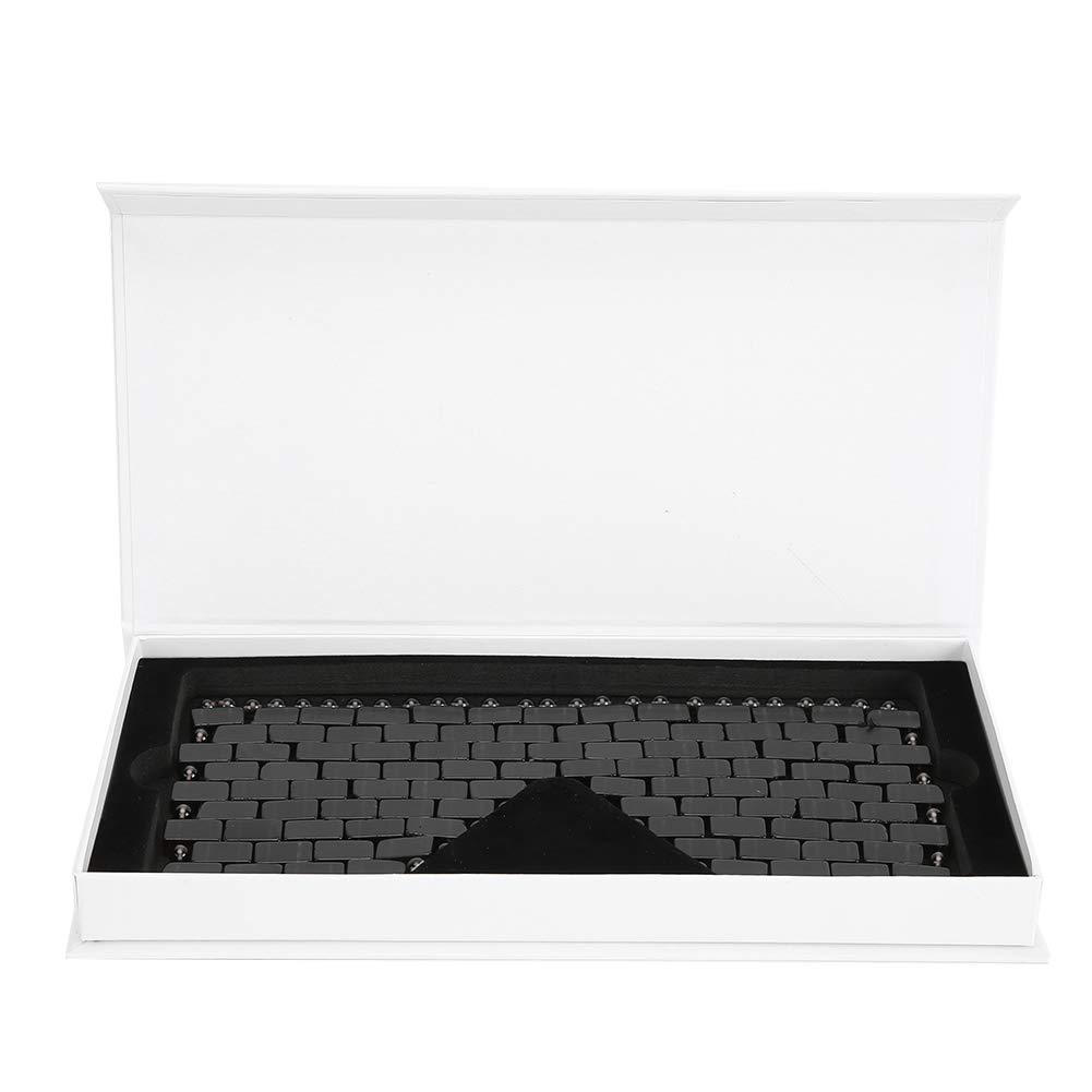 Maschera per gli Occhi in Giada, Maschera per gli Occhi in Pietra di Giada Maschera per il Viso Fredda Maschera per gli Occhi per Dormire Rinfrescante Massaggiatore per il (BLACK)