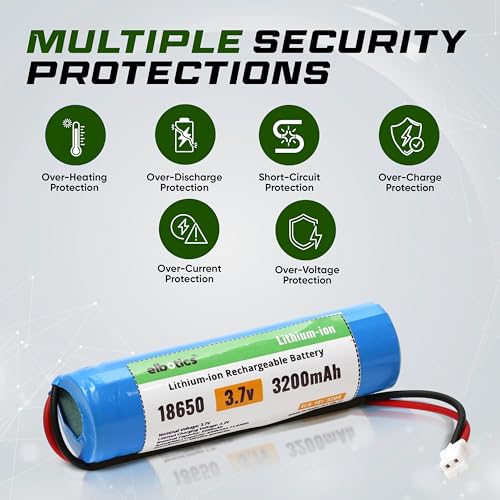 Image of 3.7 V 3200 mAh Rechargeable Batteries Lithium-Ion Battery with PH2.0 /2P Connector for DIY Electronic Products Toys Lighting Bluetooth Devices (3200mAh PH2.0)
