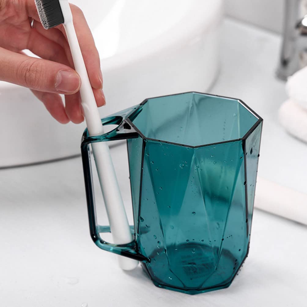 Bicchiere trasparente for dentifricio da viaggio 3 pezzi Porta spazzolino da denti Bicchiere da bagno Bicchiere Portaspazzolino for bagno Dentifricio Organizer for spazzolino Dentifricio for bambini D
