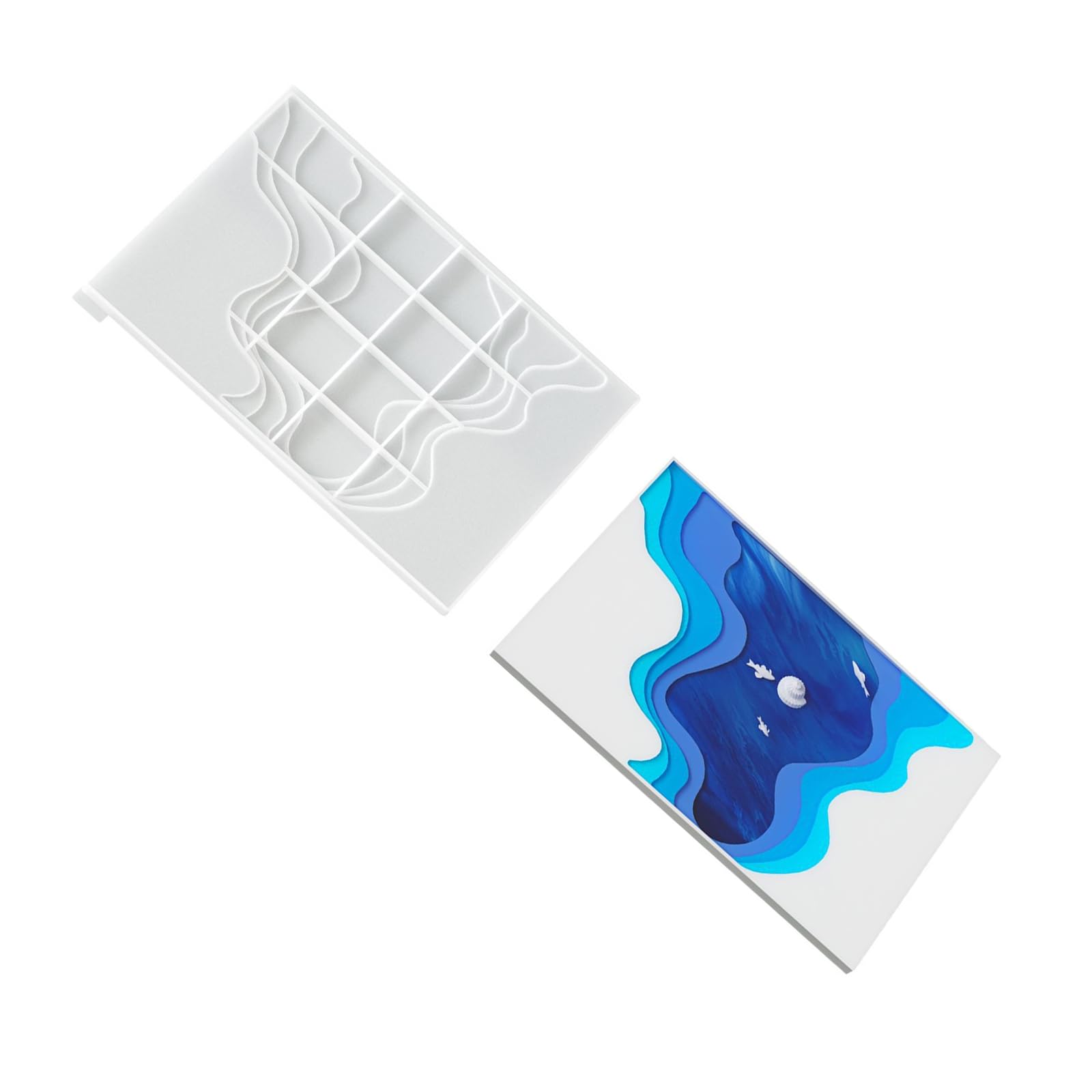 our fave Irregular Tray Molds Easy Demolding for Making Jewelry Tray Decorative Plate Gypsum Decoration Soap Making Elastomer