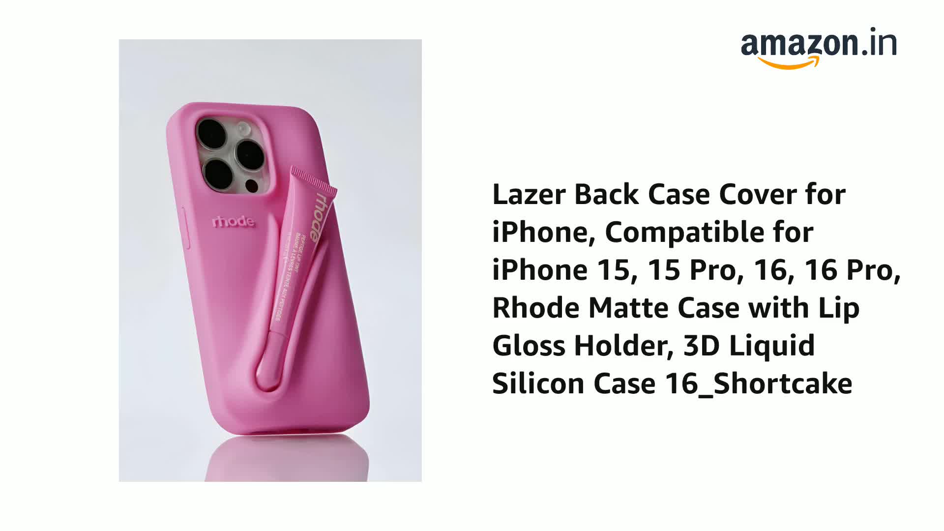 Lazer Accessories Back Case Cover for iPhone, Compatible for