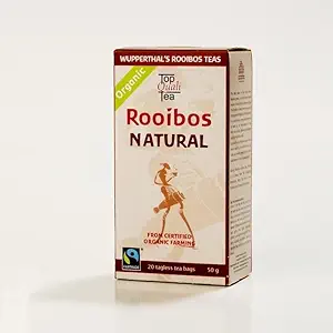 TopQualiTea South African Rooibos Tea | 20 Tea Bags | Naturally Caffeine Free | Rooibos Red Tea | Rich in Anti-Oxidants & Natural Herbal Tea |