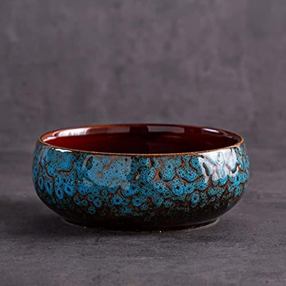 Pots de fleurs en céramique rouge pour bonsaï et plantes en pot